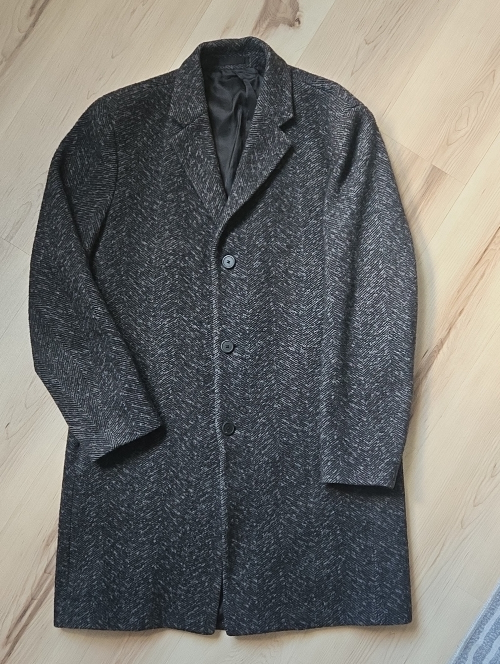 Theory Wool Blend Coat, Size Large